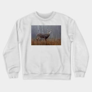 Buck - White-tailed Deer Crewneck Sweatshirt